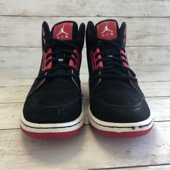 JORDAN 1 Flight 2 Boy’s Black/White Sneakers Size 6Y - Picture 6 of 13